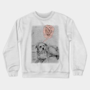 The Dog and The Hot Air Cookie Ballon Crewneck Sweatshirt